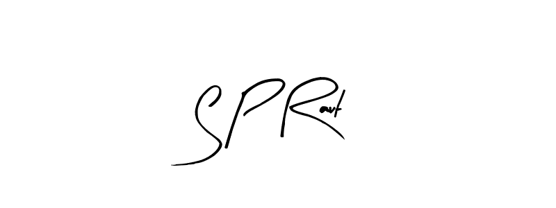 Arty Signature is a professional signature style that is perfect for those who want to add a touch of class to their signature. It is also a great choice for those who want to make their signature more unique. Get S P Raut name to fancy signature for free. S P Raut signature style 8 images and pictures png
