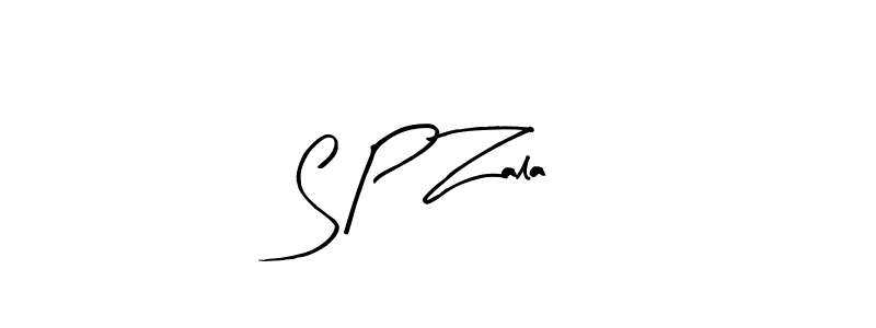 Design your own signature with our free online signature maker. With this signature software, you can create a handwritten (Arty Signature) signature for name S P Zala. S P Zala signature style 8 images and pictures png
