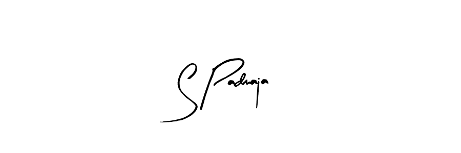 Make a beautiful signature design for name S Padmaja. Use this online signature maker to create a handwritten signature for free. S Padmaja signature style 8 images and pictures png