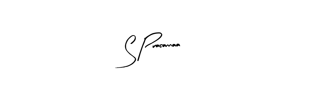 How to make S Prasannaa signature? Arty Signature is a professional autograph style. Create handwritten signature for S Prasannaa name. S Prasannaa signature style 8 images and pictures png