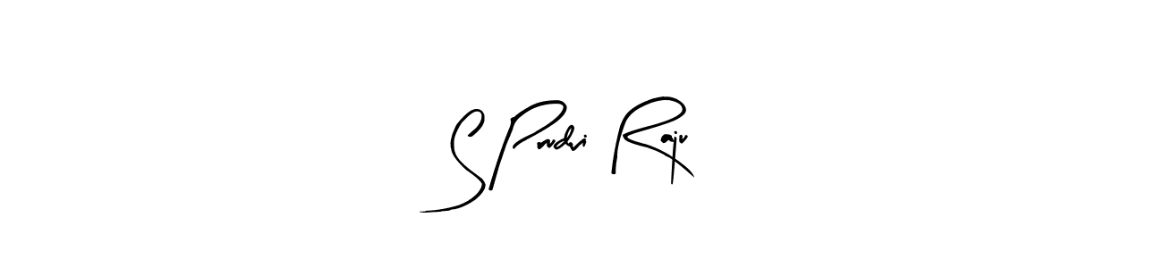 Similarly Arty Signature is the best handwritten signature design. Signature creator online .You can use it as an online autograph creator for name S Prudvi Raju. S Prudvi Raju signature style 8 images and pictures png