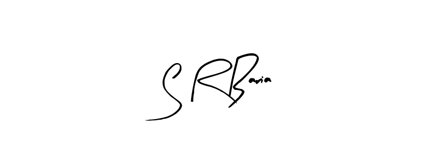 Arty Signature is a professional signature style that is perfect for those who want to add a touch of class to their signature. It is also a great choice for those who want to make their signature more unique. Get S R Baria name to fancy signature for free. S R Baria signature style 8 images and pictures png
