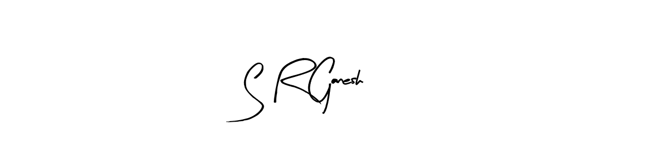 Make a beautiful signature design for name S R Ganesh143. With this signature (Arty Signature) style, you can create a handwritten signature for free. S R Ganesh143 signature style 8 images and pictures png