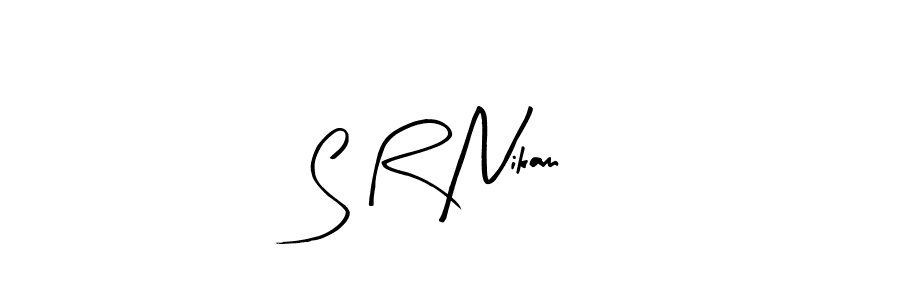 You can use this online signature creator to create a handwritten signature for the name S R Nikam. This is the best online autograph maker. S R Nikam signature style 8 images and pictures png