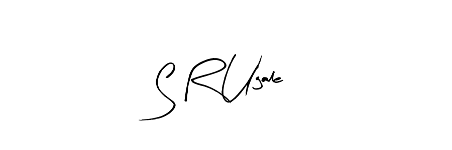S R Ugale stylish signature style. Best Handwritten Sign (Arty Signature) for my name. Handwritten Signature Collection Ideas for my name S R Ugale. S R Ugale signature style 8 images and pictures png