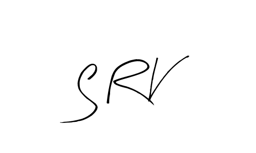 Similarly Arty Signature is the best handwritten signature design. Signature creator online .You can use it as an online autograph creator for name S R V. S R V signature style 8 images and pictures png