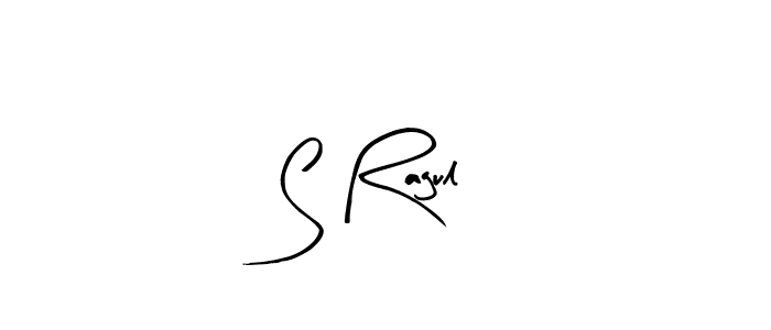 Design your own signature with our free online signature maker. With this signature software, you can create a handwritten (Arty Signature) signature for name S Ragul. S Ragul signature style 8 images and pictures png