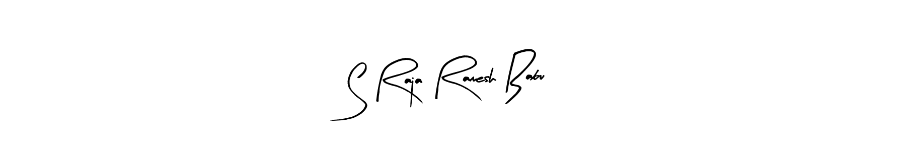 Use a signature maker to create a handwritten signature online. With this signature software, you can design (Arty Signature) your own signature for name S Raja Ramesh Babu. S Raja Ramesh Babu signature style 8 images and pictures png