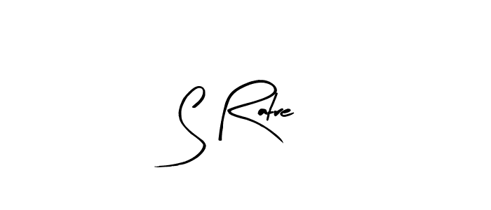 The best way (Arty Signature) to make a short signature is to pick only two or three words in your name. The name S Ratre include a total of six letters. For converting this name. S Ratre signature style 8 images and pictures png