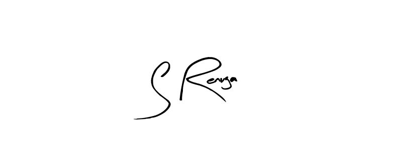 Arty Signature is a professional signature style that is perfect for those who want to add a touch of class to their signature. It is also a great choice for those who want to make their signature more unique. Get S Renuga name to fancy signature for free. S Renuga signature style 8 images and pictures png