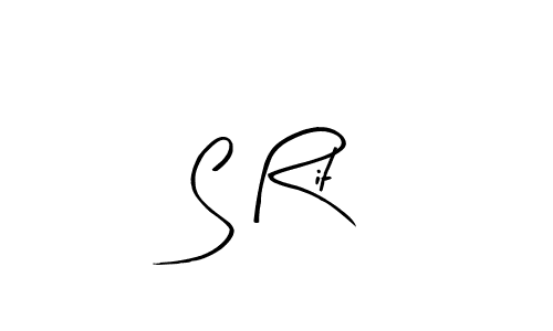 Create a beautiful signature design for name S Rit. With this signature (Arty Signature) fonts, you can make a handwritten signature for free. S Rit signature style 8 images and pictures png