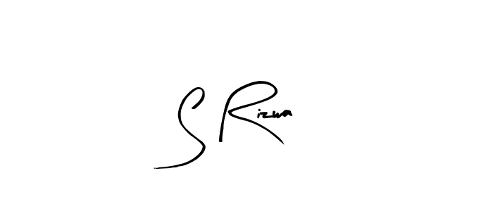 You should practise on your own different ways (Arty Signature) to write your name (S Rizwa) in signature. don't let someone else do it for you. S Rizwa signature style 8 images and pictures png