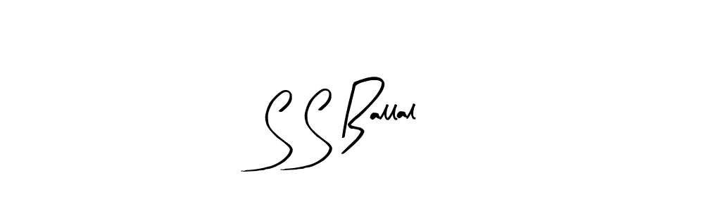 S S Ballal stylish signature style. Best Handwritten Sign (Arty Signature) for my name. Handwritten Signature Collection Ideas for my name S S Ballal. S S Ballal signature style 8 images and pictures png