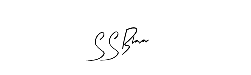 How to make S S Bhavar signature? Arty Signature is a professional autograph style. Create handwritten signature for S S Bhavar name. S S Bhavar signature style 8 images and pictures png