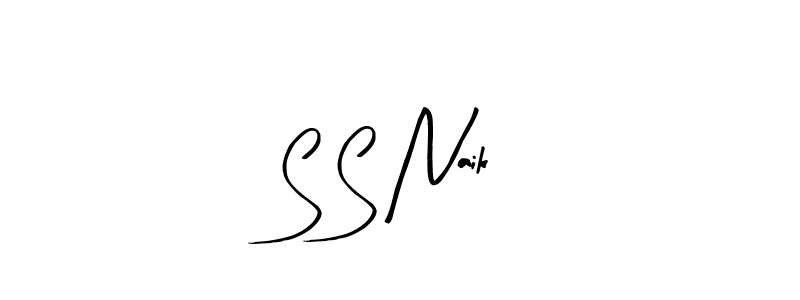 How to make S S Naik signature? Arty Signature is a professional autograph style. Create handwritten signature for S S Naik name. S S Naik signature style 8 images and pictures png