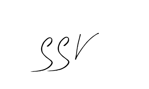 How to make S S V signature? Arty Signature is a professional autograph style. Create handwritten signature for S S V name. S S V signature style 8 images and pictures png