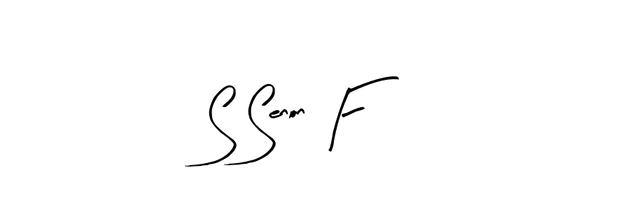 Also You can easily find your signature by using the search form. We will create S Senon F name handwritten signature images for you free of cost using Arty Signature sign style. S Senon F signature style 8 images and pictures png