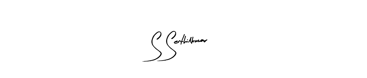 Design your own signature with our free online signature maker. With this signature software, you can create a handwritten (Arty Signature) signature for name S Senthilkumar. S Senthilkumar signature style 8 images and pictures png