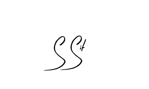 Arty Signature is a professional signature style that is perfect for those who want to add a touch of class to their signature. It is also a great choice for those who want to make their signature more unique. Get S Sit name to fancy signature for free. S Sit signature style 8 images and pictures png