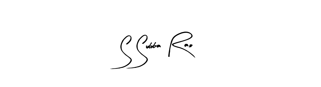 The best way (Arty Signature) to make a short signature is to pick only two or three words in your name. The name S Subba Rao include a total of six letters. For converting this name. S Subba Rao signature style 8 images and pictures png