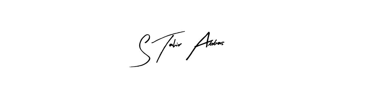 How to make S Tahir Abbas signature? Arty Signature is a professional autograph style. Create handwritten signature for S Tahir Abbas name. S Tahir Abbas signature style 8 images and pictures png
