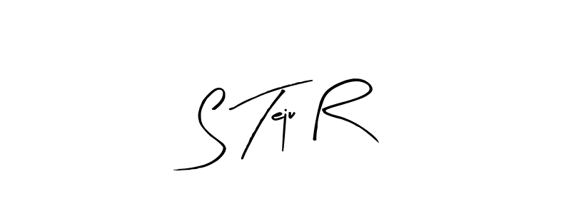 Also You can easily find your signature by using the search form. We will create S Teju R name handwritten signature images for you free of cost using Arty Signature sign style. S Teju R signature style 8 images and pictures png