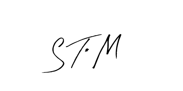 How to make S To M signature? Arty Signature is a professional autograph style. Create handwritten signature for S To M name. S To M signature style 8 images and pictures png
