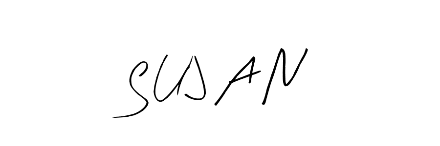 Best and Professional Signature Style for S U J A N. Arty Signature Best Signature Style Collection. S U J A N signature style 8 images and pictures png