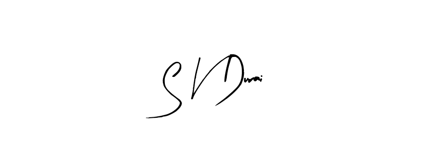 S V Durai stylish signature style. Best Handwritten Sign (Arty Signature) for my name. Handwritten Signature Collection Ideas for my name S V Durai. S V Durai signature style 8 images and pictures png