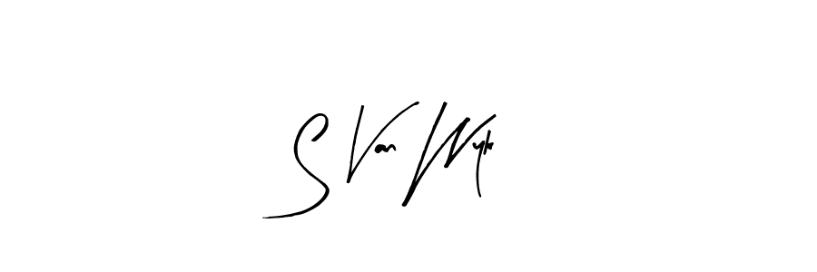 Best and Professional Signature Style for S Van Wyk. Arty Signature Best Signature Style Collection. S Van Wyk signature style 8 images and pictures png