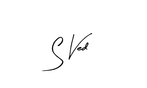 Also we have S Ved name is the best signature style. Create professional handwritten signature collection using Arty Signature autograph style. S Ved signature style 8 images and pictures png