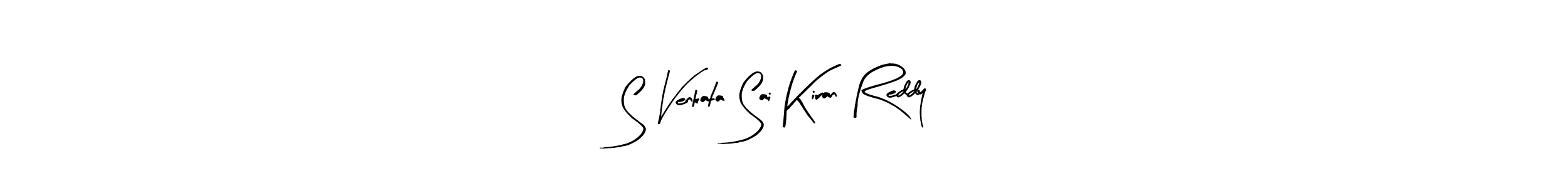 How to make S Venkata Sai Kiran Reddy signature? Arty Signature is a professional autograph style. Create handwritten signature for S Venkata Sai Kiran Reddy name. S Venkata Sai Kiran Reddy signature style 8 images and pictures png