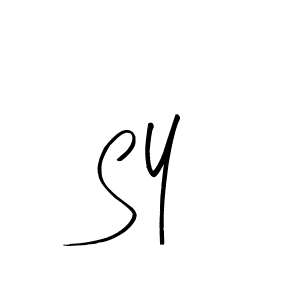 S Y stylish signature style. Best Handwritten Sign (Arty Signature) for my name. Handwritten Signature Collection Ideas for my name S Y. S Y signature style 8 images and pictures png