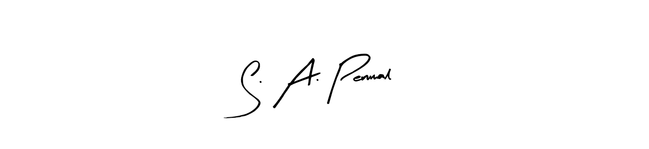 Also we have S. A. Perumal name is the best signature style. Create professional handwritten signature collection using Arty Signature autograph style. S. A. Perumal signature style 8 images and pictures png