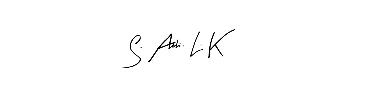 Here are the top 10 professional signature styles for the name S. Abhi. L. K. These are the best autograph styles you can use for your name. S. Abhi. L. K signature style 8 images and pictures png