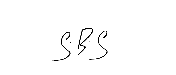 The best way (Arty Signature) to make a short signature is to pick only two or three words in your name. The name S. B. S include a total of six letters. For converting this name. S. B. S signature style 8 images and pictures png