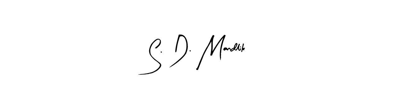 Once you've used our free online signature maker to create your best signature Arty Signature style, it's time to enjoy all of the benefits that S. D. Mandlik name signing documents. S. D. Mandlik signature style 8 images and pictures png