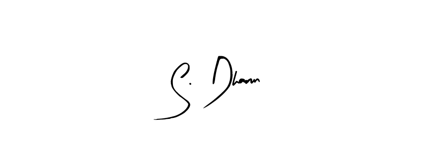 Make a beautiful signature design for name S. Dharun. With this signature (Arty Signature) style, you can create a handwritten signature for free. S. Dharun signature style 8 images and pictures png