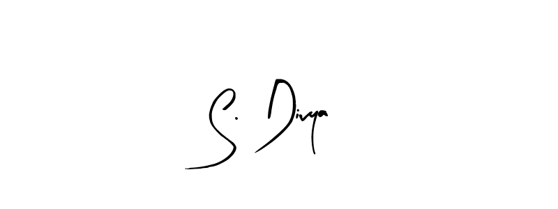 The best way (Arty Signature) to make a short signature is to pick only two or three words in your name. The name S. Divya include a total of six letters. For converting this name. S. Divya signature style 8 images and pictures png