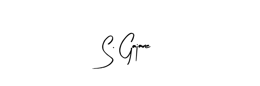 The best way (Arty Signature) to make a short signature is to pick only two or three words in your name. The name S. Gajare include a total of six letters. For converting this name. S. Gajare signature style 8 images and pictures png