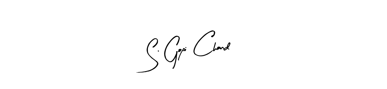 It looks lik you need a new signature style for name S. Gopi Chand. Design unique handwritten (Arty Signature) signature with our free signature maker in just a few clicks. S. Gopi Chand signature style 8 images and pictures png