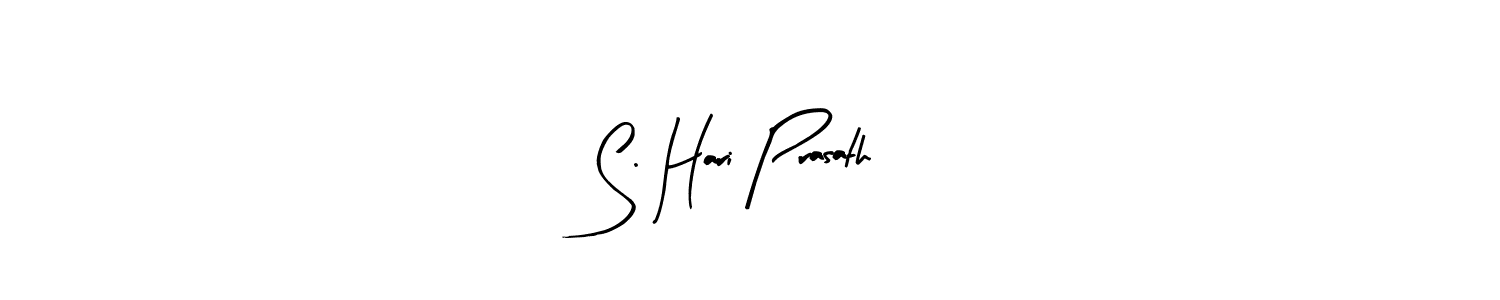 Make a beautiful signature design for name S. Hari Prasath. With this signature (Arty Signature) style, you can create a handwritten signature for free. S. Hari Prasath signature style 8 images and pictures png