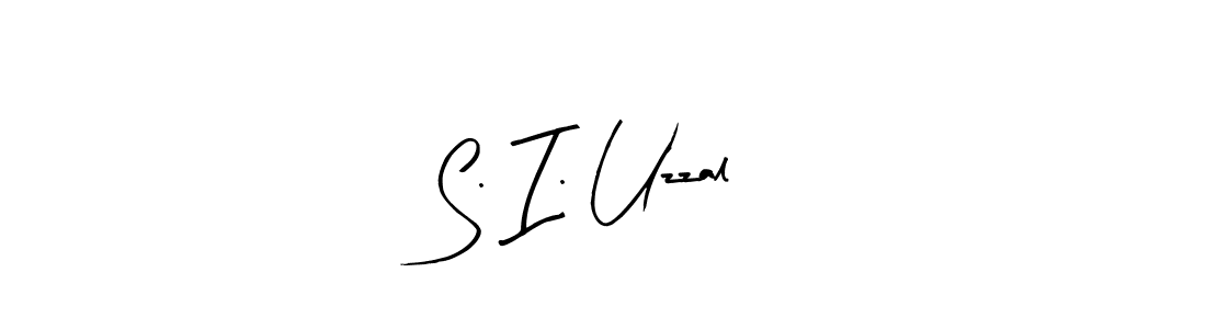 You should practise on your own different ways (Arty Signature) to write your name (S. I. Uzzal) in signature. don't let someone else do it for you. S. I. Uzzal signature style 8 images and pictures png