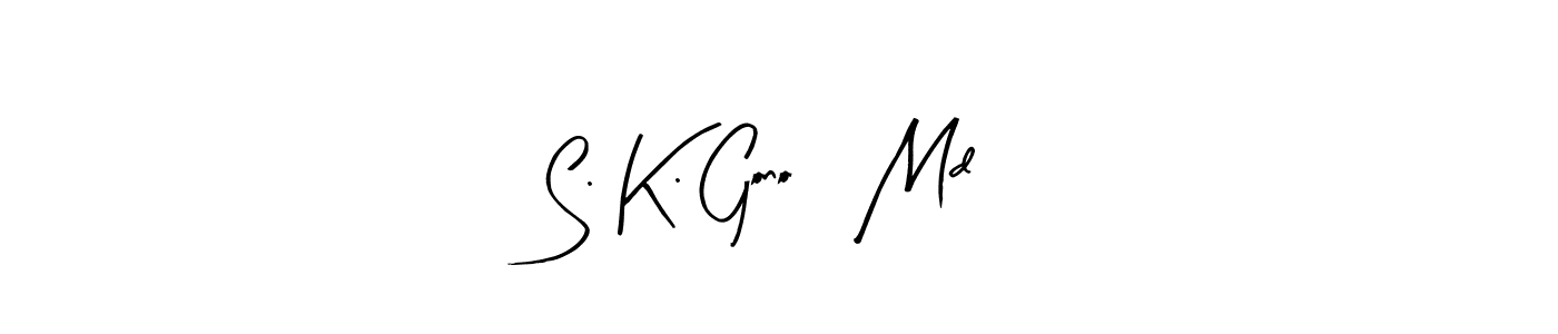 Here are the top 10 professional signature styles for the name S. K. Gono, Md. These are the best autograph styles you can use for your name. S. K. Gono, Md signature style 8 images and pictures png