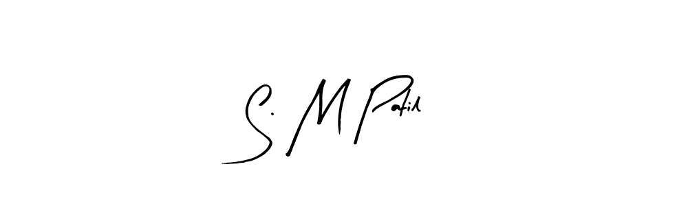 Design your own signature with our free online signature maker. With this signature software, you can create a handwritten (Arty Signature) signature for name S. M Patil. S. M Patil signature style 8 images and pictures png