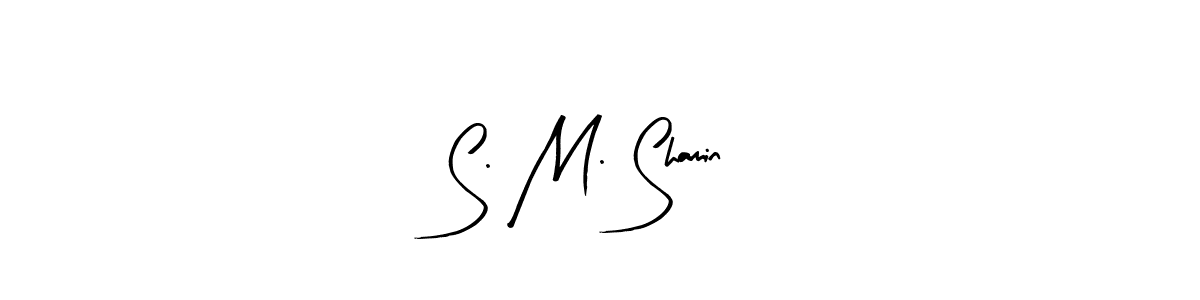 if you are searching for the best signature style for your name S. M. Shamin. so please give up your signature search. here we have designed multiple signature styles  using Arty Signature. S. M. Shamin signature style 8 images and pictures png