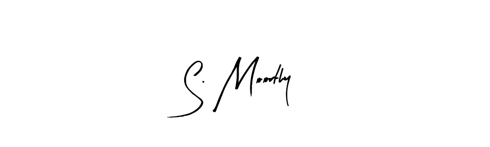 S. Moorthy stylish signature style. Best Handwritten Sign (Arty Signature) for my name. Handwritten Signature Collection Ideas for my name S. Moorthy. S. Moorthy signature style 8 images and pictures png