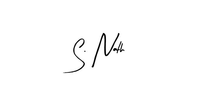 Also You can easily find your signature by using the search form. We will create S. Nath name handwritten signature images for you free of cost using Arty Signature sign style. S. Nath signature style 8 images and pictures png