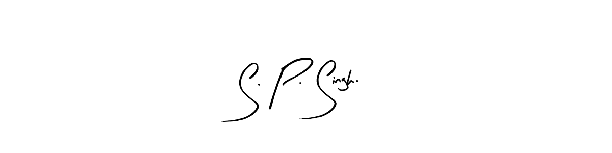 if you are searching for the best signature style for your name S. P. Singh.. so please give up your signature search. here we have designed multiple signature styles  using Arty Signature. S. P. Singh. signature style 8 images and pictures png