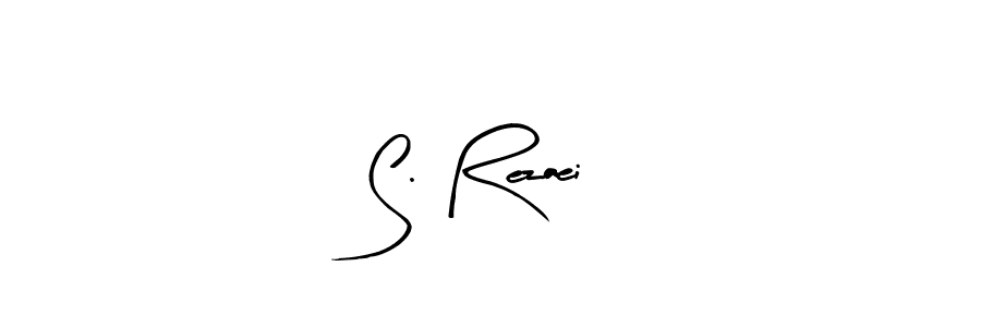 if you are searching for the best signature style for your name S. Rezaei. so please give up your signature search. here we have designed multiple signature styles  using Arty Signature. S. Rezaei signature style 8 images and pictures png